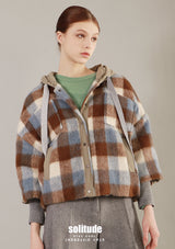 Checkered Hoodie Jacket