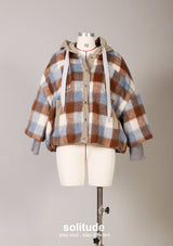 Checkered Hoodie Jacket