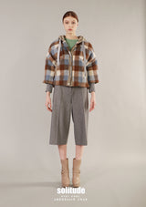 Checkered Hoodie Jacket