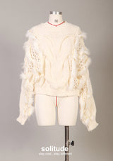 Off White Oversize Sweater