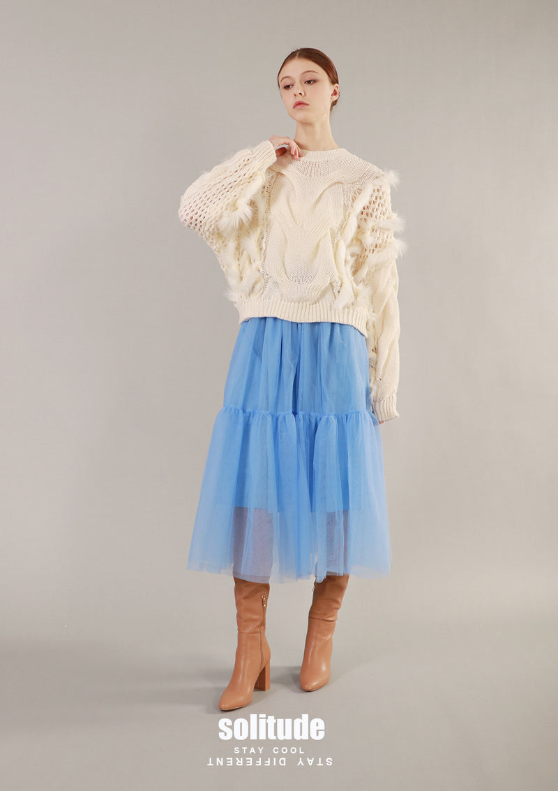 Off White Oversize Sweater