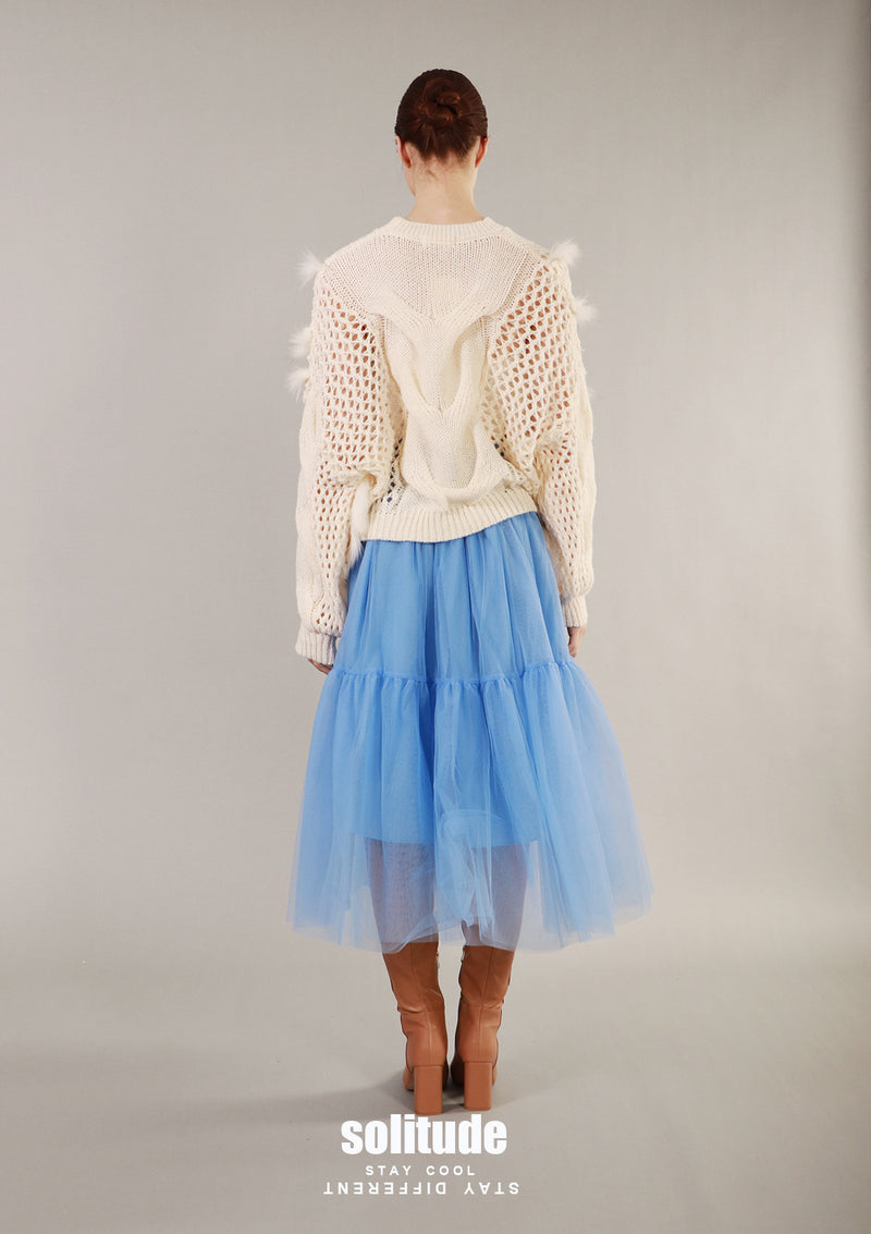 Off White Oversize Sweater