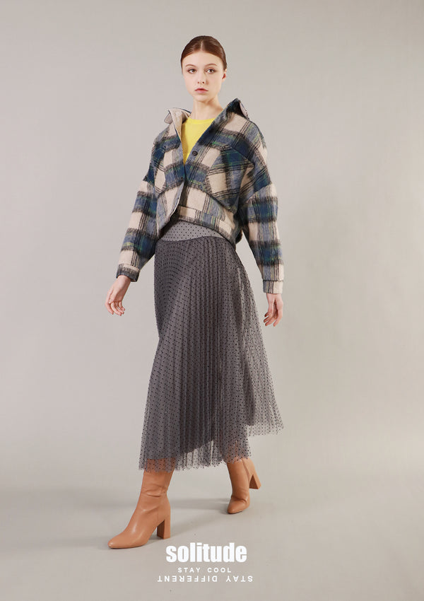 Checkered Wool Jacket