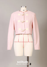 Pink Cropped Jacket