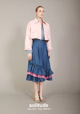 Pink Drop Shoulder Jacket