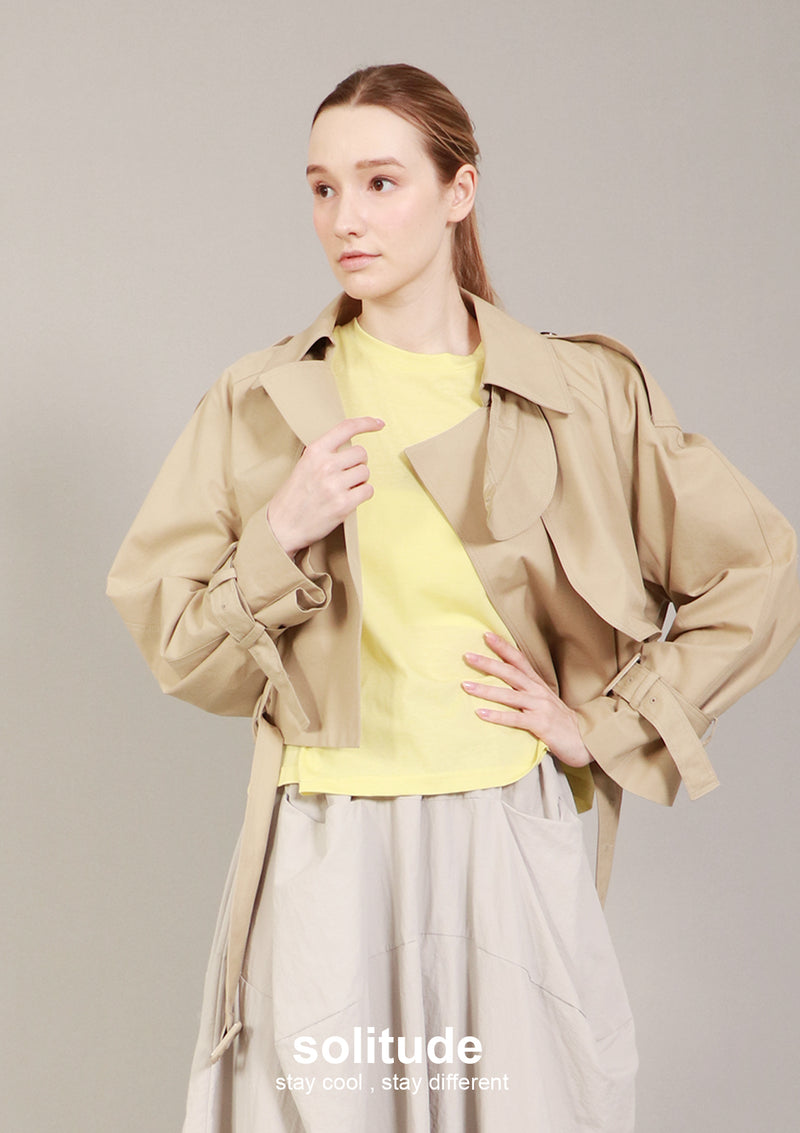 Woven Crop Jacket