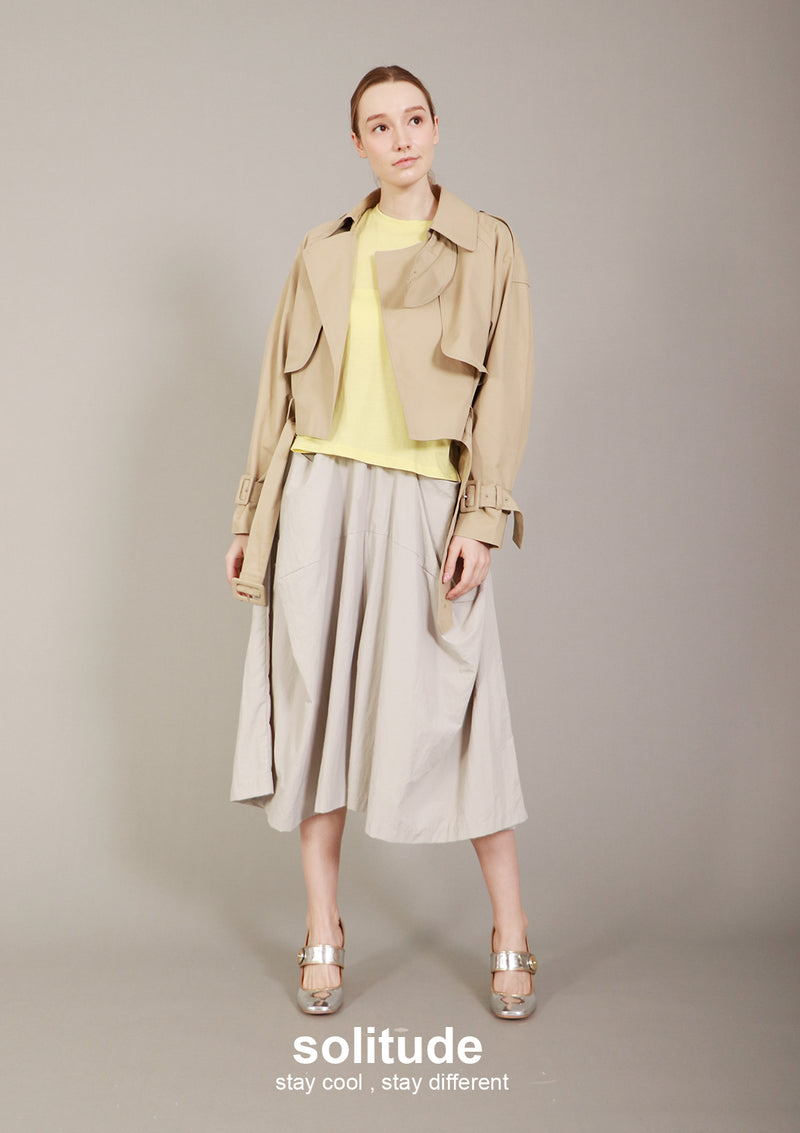 Woven Crop Jacket