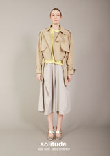 Woven Crop Jacket