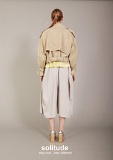 Woven Crop Jacket