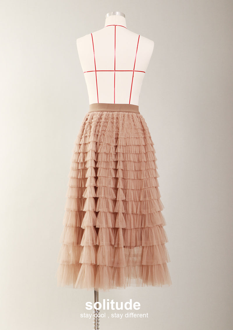 Layered Tulle Skirt