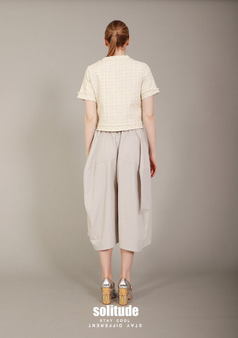 Tweed Sleeveless Jacket