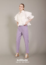 Purple Checkers Jeans