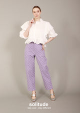 Purple Checkers Jeans