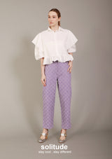 Purple Checkers Jeans