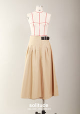 Beige Nylon Skirt