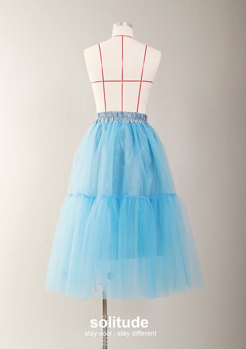 Sky Blue Tulle Skirt (aleris)