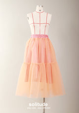 Orange Tulle Skirt (aleris)